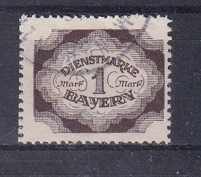 Altdeutschland Bayern Dienstmarken  Nr 56 Gestempelt (Posten)