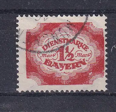 Altdeutschland Bayern Dienstmarken  Nr 58 Gestempelt (Posten)