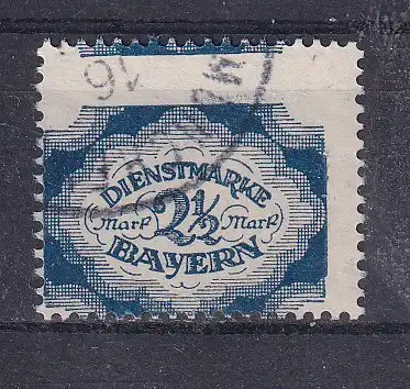 Altdeutschland Bayern Dienstmarken  Nr 59 Gestempelt (Posten)