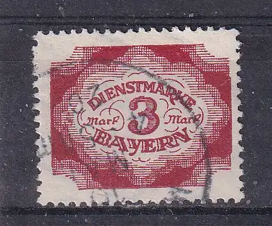 Altdeutschland Bayern Dienstmarken  Nr 60 Gestempelt (Posten)