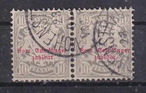 Altdeutschland Bayern Portomarken  Nr 12 Gestempelt (Posten)