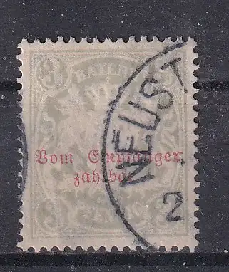 Altdeutschland Bayern Portomarken  Nr 10 Gestempelt (Posten)