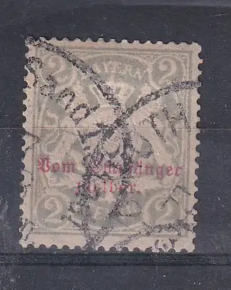 Altdeutschland Bayern Portomarken  Nr 13 Gestempelt (Posten)