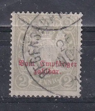 Altdeutschland Bayern Portomarken  Nr 13 Gestempelt (Posten)