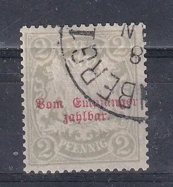 Altdeutschland Bayern Portomarken  Nr 13 Gestempelt (Posten)