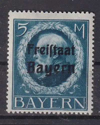 Altdeutschland Bayern Portomarken  Nr 168 Falz / Gummimängel / *