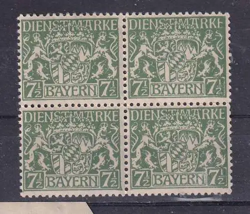 Altdeutschland Bayern Dienstmarken  Nr 18 Falz / Gummimängel / *