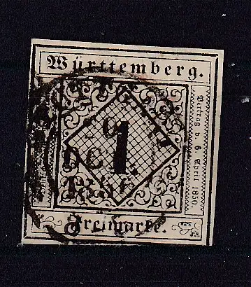 Altd. Württemberg  Nr 1 Gestempelt (Posten)