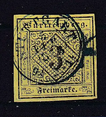 Altd. Württemberg  Nr 2 Gestempelt (Posten)