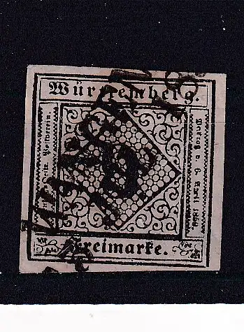 Altd. Württemberg  Nr 4 Gestempelt (Posten)