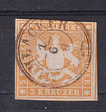 Altd. Württemberg  Nr 7 Gestempelt (Posten)