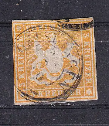 Altd. Württemberg  Nr 7 Gestempelt (Posten)
