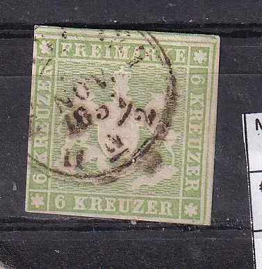 Altd. Württemberg  Nr 8 Gestempelt (Posten)