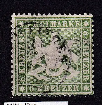 Altd. Württemberg  Nr 18 Gestempelt (Posten)