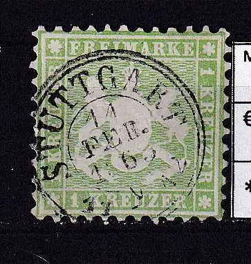 Altd. Württemberg  Nr 25 Gestempelt (Posten)