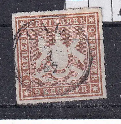 Altd. Württemberg  Nr 33 Gestempelt (Posten)