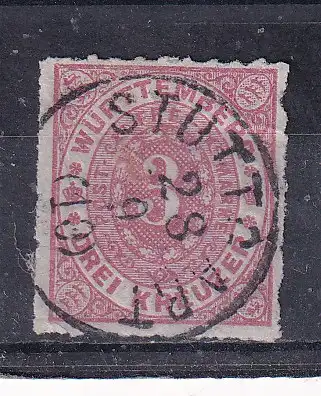 Altd. Württemberg  Nr 38 Gestempelt (Posten)