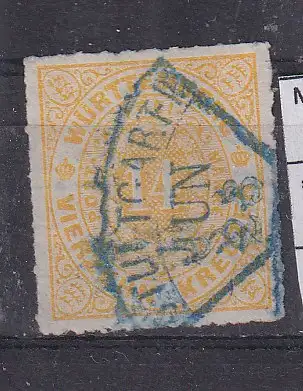 Altd. Württemberg  Nr 41 Gestempelt (Posten)