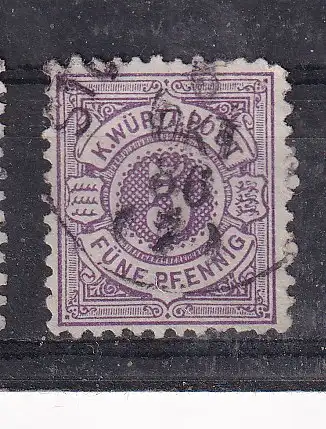 Altd. Württemberg  Nr 45 Gestempelt (Posten)