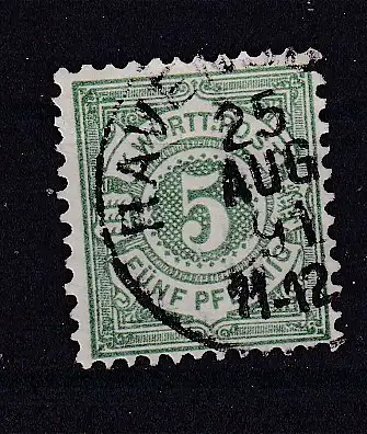 Altd. Württemberg  Nr 56 Gestempelt (Posten)