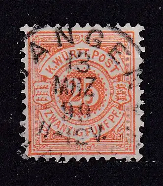 Altd. Württemberg  Nr 57 Gestempelt (Posten)