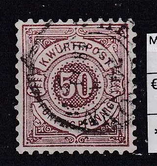 Altd. Württemberg  Nr 58 Gestempelt (Posten)