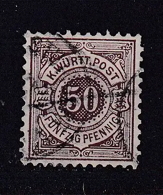 Altd. Württemberg  Nr 59 Gestempelt (Posten)