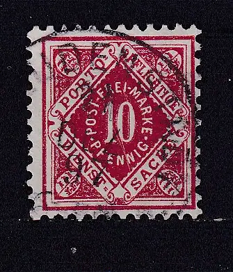 Altd. Württemberg Dienstmarken  Nr 115 Gestempelt (Posten)