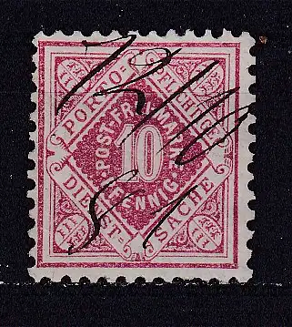 Altd. Württemberg Dienstmarken  Nr 115 Gestempelt (Posten)