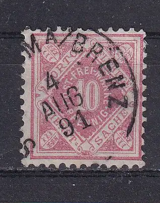 Altd. Württemberg Dienstmarken  Nr 115 Gestempelt (Posten)