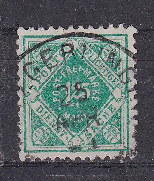 Altd. Württemberg Dienstmarken  Nr 156 Gestempelt (Posten)