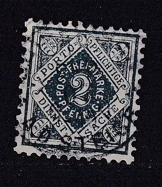 Altd. Württemberg Dienstmarken  Nr 112 Gestempelt (Posten)