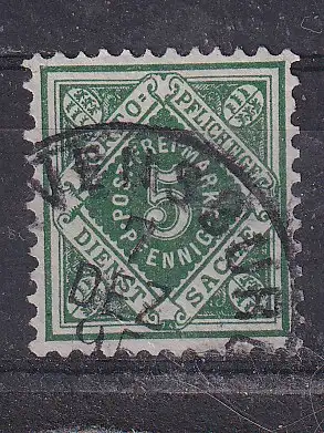 Altd. Württemberg Dienstmarken  Nr 114 Gestempelt (Posten)