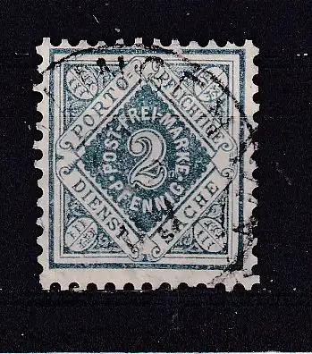 Altd. Württemberg Dienstmarken  Nr 112 Gestempelt (Posten)