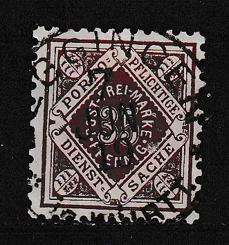 Altd. Württemberg Dienstmarken  Nr 132 Gestempelt (Posten)