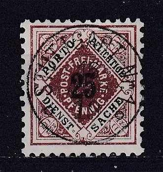 Altd. Württemberg Dienstmarken  Nr 130 Gestempelt (Posten)