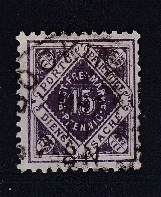 Altd. Württemberg Dienstmarken  Nr 151 Gestempelt (Posten)