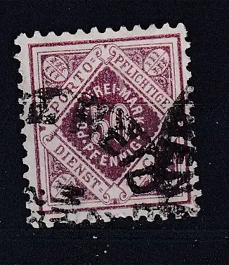 Altd. Württemberg Dienstmarken  Nr 154 Gestempelt (Posten)
