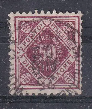 Altd. Württemberg Dienstmarken  Nr 154 Gestempelt (Posten)