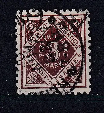 Altd. Württemberg Dienstmarken  Nr 158 Gestempelt (Posten)