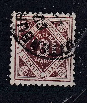 Altd. Württemberg Dienstmarken  Nr 158 Gestempelt (Posten)