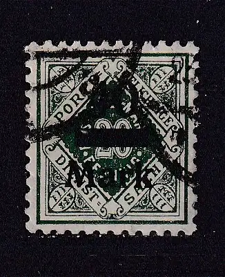 Altd. Württemberg Dienstmarken  Nr 164 Gestempelt (Posten)