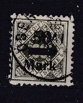 Altd. Württemberg Dienstmarken  Nr 165 Gestempelt (Posten)