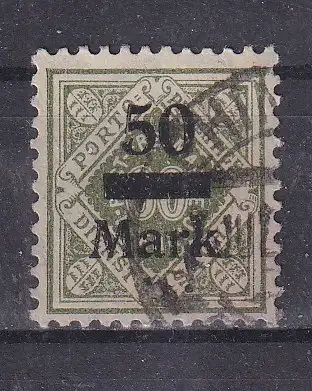 Altd. Württemberg Dienstmarken  Nr 165 Gestempelt (Posten)