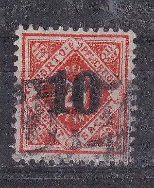 Altd. Württemberg Dienstmarken  Nr 186 Gestempelt (Posten)