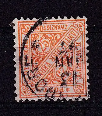 Altd. Württemberg Dienstmarken  Nr 210 Gestempelt (Posten)