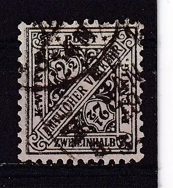 Altd. Württemberg Dienstmarken  Nr 134 Gestempelt (Posten)
