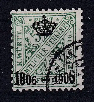 Altd. Württemberg Dienstmarken  Nr 219 Gestempelt (Posten)