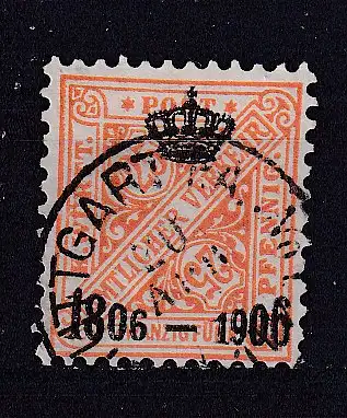 Altd. Württemberg Dienstmarken  Nr 222 Gestempelt (Posten)