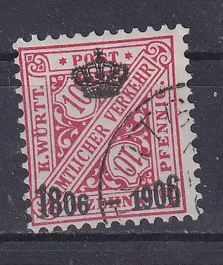 Altd. Württemberg Dienstmarken  Nr 220 Gestempelt (Posten)